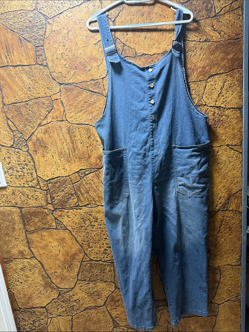 Classic Denim Overalls for Women - Blue